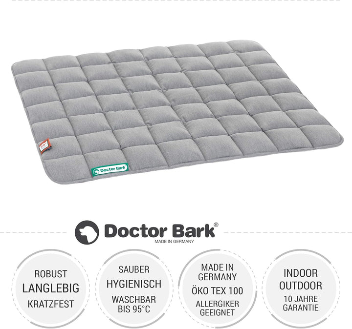 Doctor Bark Hundedecke - weiche, hochwertige Hundematte für kleine Hunde/Welpen, robuste Indoor - Ou