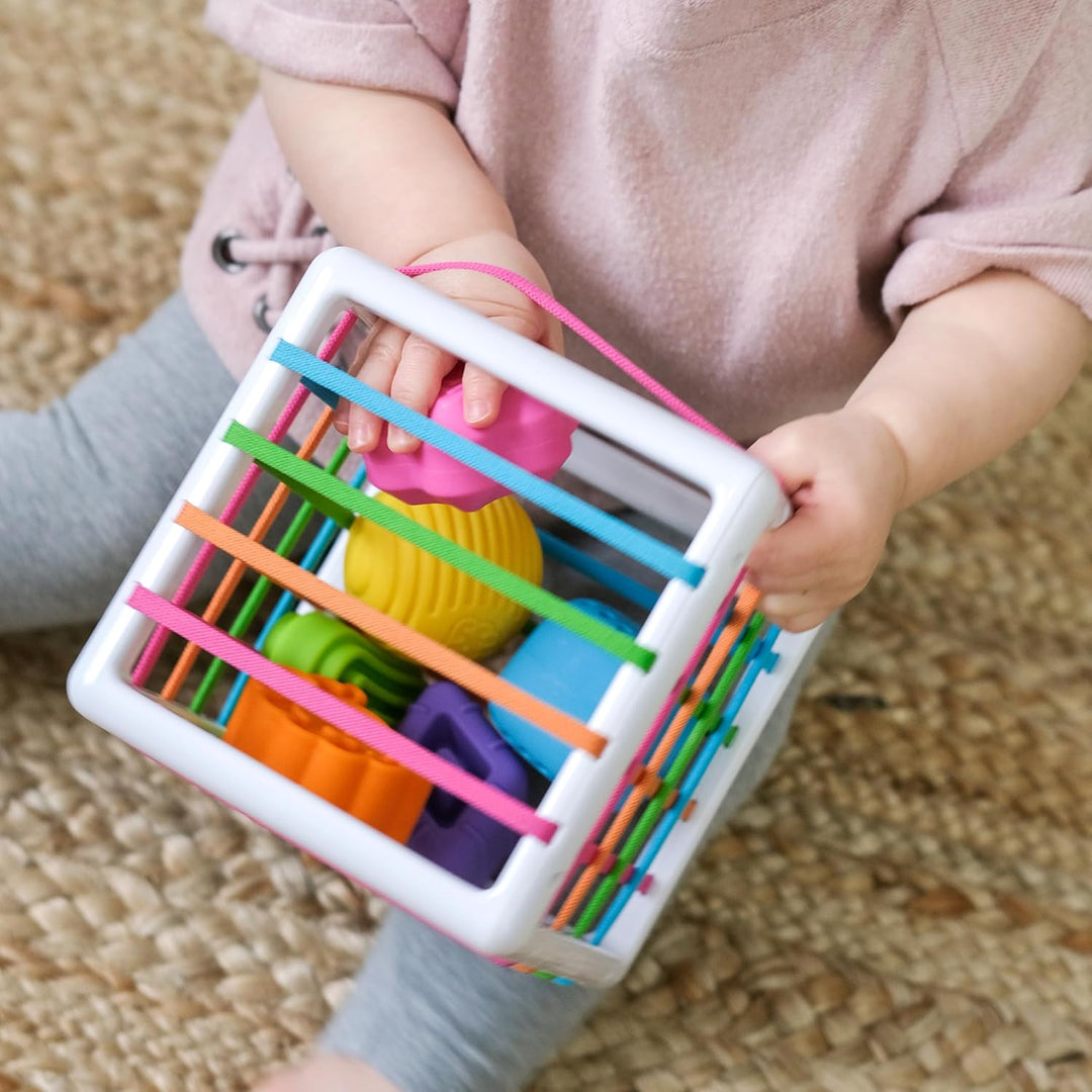 Fat Brain InnyBin Spielzeug, Kinder Vorschulspielzeug, Lernspielzeug, Formsortierer, Spielzeug für B