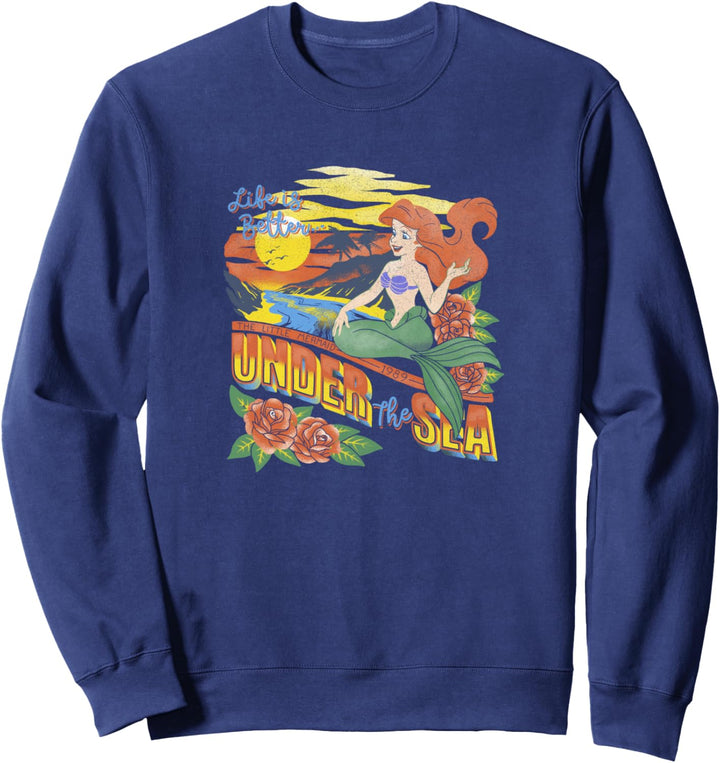 Disney Little Mermaid Ariel Tropical Vintage Sweatshirt