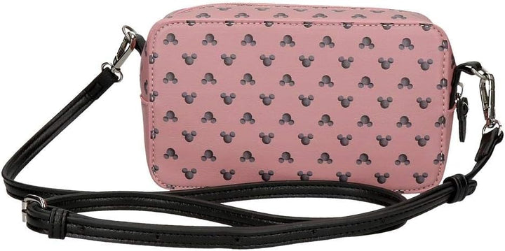 Disney Mickey The Blogger Umhängetasche Rosa 19,5x11,5x7,5 cms PVC und Polyester, Umhängetasche