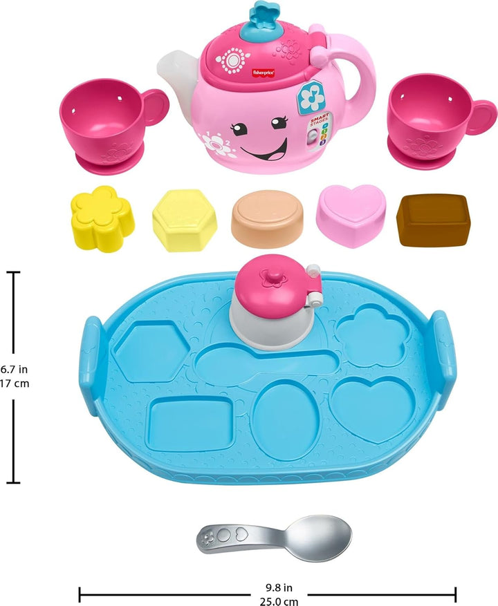 Fisher-Price 900 DYM76 n.a. Laugh and Learn Sweet Manners Tee-Spielset, Mehrfarbig, Set Ohne Batteri