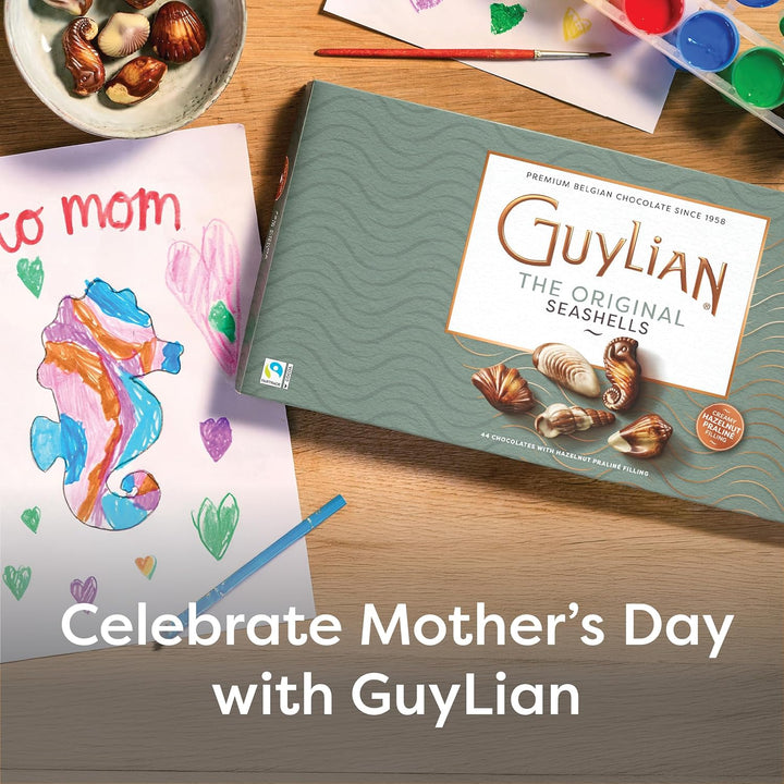 Guylian Meeresfrüchte Pralinen 500g – Original Premium Belgische Pralinen mit Nuss-Nougat Füllung un