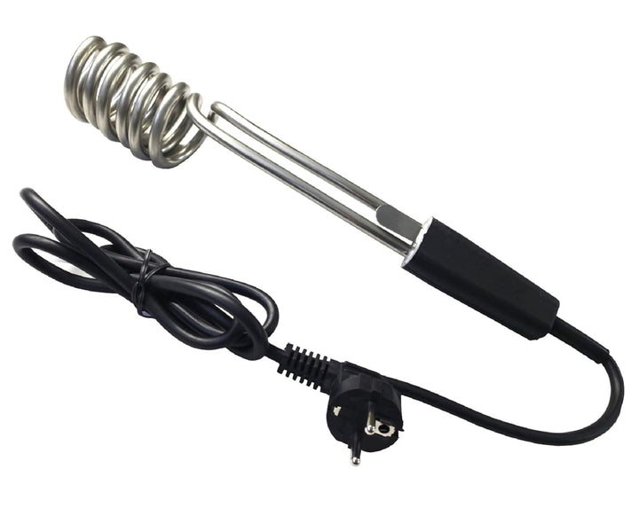 Tauchsieder GTN1.6 Taucherhitzer 1,6 kW 1600 Watt 230V aus EDELSTAHL Wasserkocher, Schwarz ohne Tasc