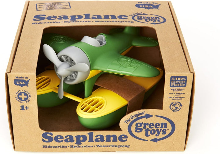 Green Toys 8601029 Wasserflugzeug, Badewannenspielzeug, nachhaltiges Badespielzeug für Kinder ab 12
