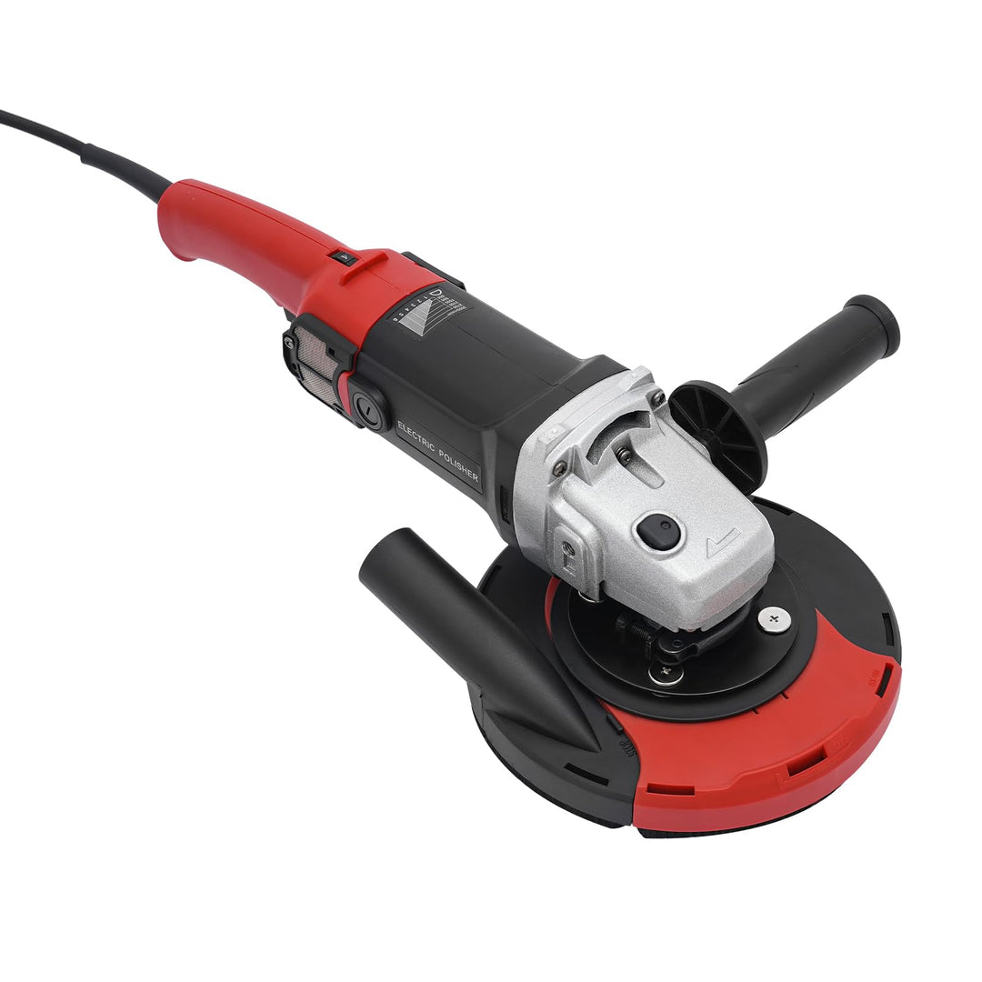 Betonschleifer 180mm mit Absaugung und 1580W Motor für Beton Stein | Staubfreie Schleifmaschine mit