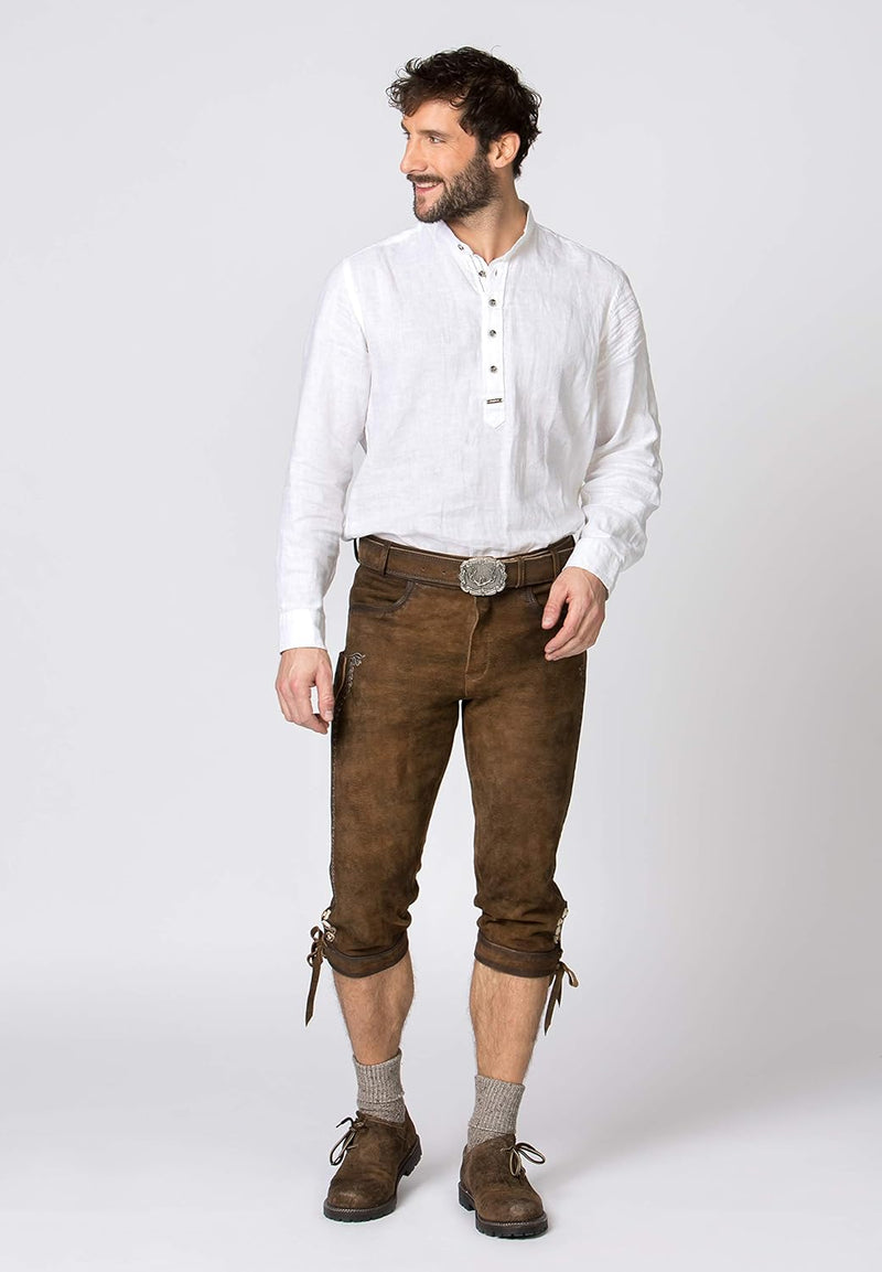 Stockerpoint Herren Lederhose 44 Stein Geäscht, 44 Stein Geäscht