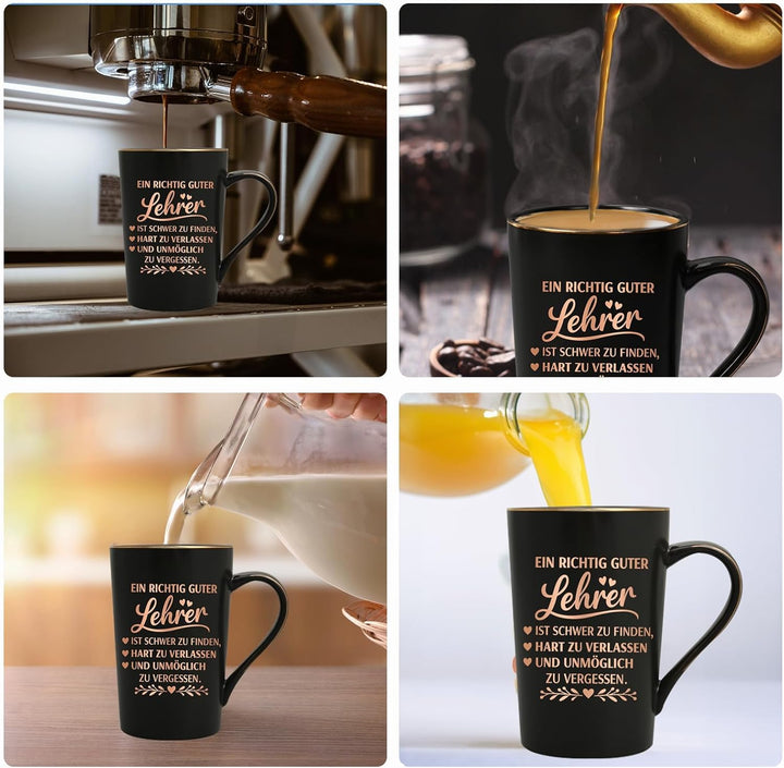 Lehrer Geschenk Tasse, Abschiedsgeschenk Lehrer, Geschenke für Lehrer zum Abschied, Bester Lehrer Ge