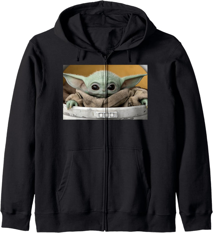 Star Wars Mandalorian The Child Portrait Stare Kapuzenjacke