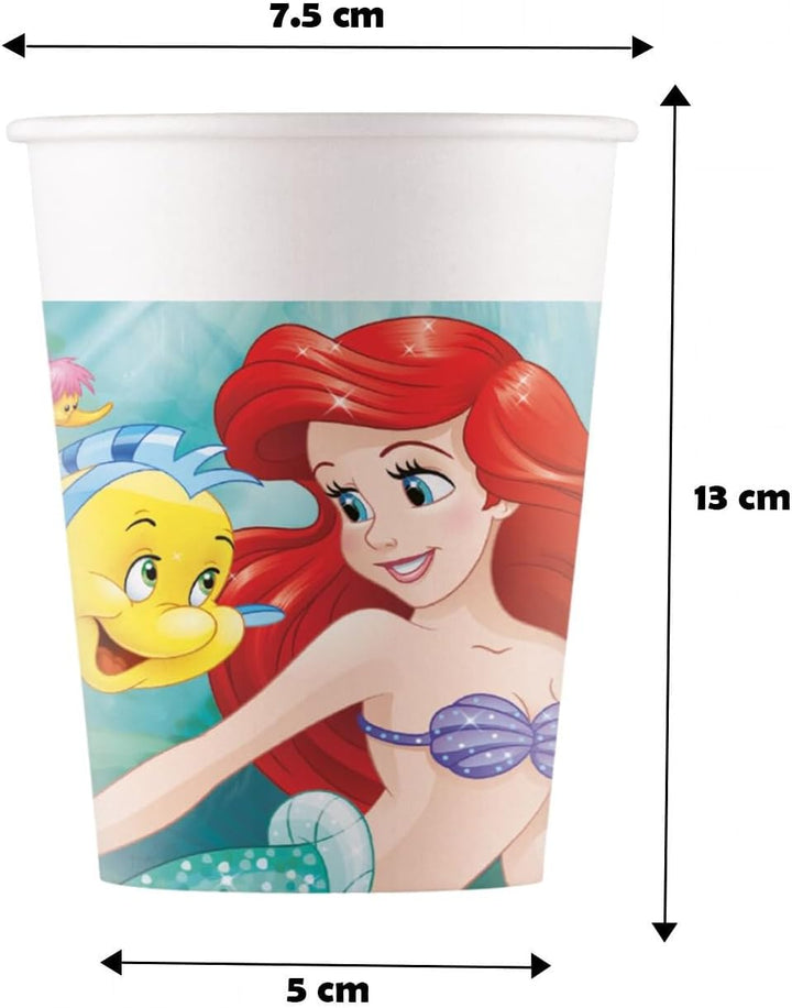 Isola Party Ariel Geburtstagsparty-Set für 16 Personen umweltfreundlich (16 Pappteller ⌀ 23 cm, 16 P