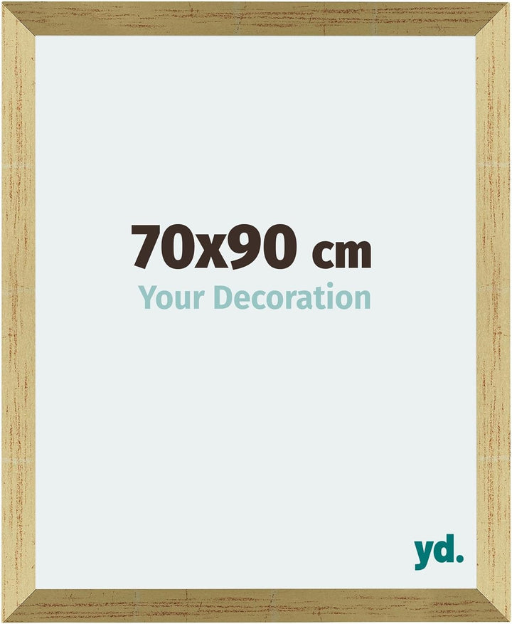 yd. Your Decoration - Bilderrahmen 70x90 cm - Bilderrahmen aus MDF mit Acrylglas - Antireflex - Ausg