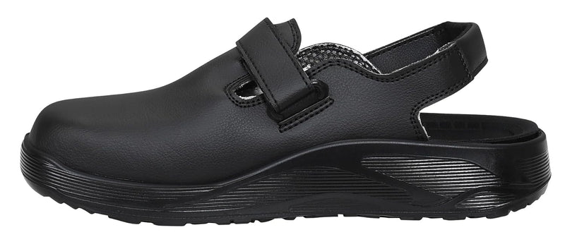 ELTEN Clog Michel Black ESD OB, Damen und Herren, Textil, leicht, klassisch, Schwarz 44 EU, 44 EU