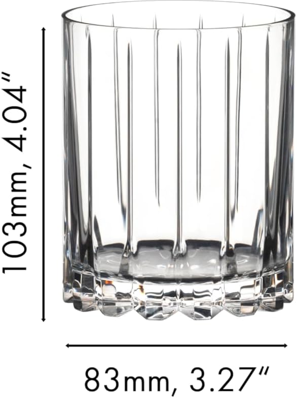 Riedel Drink Specific Glaswaren Double Rocks Set von 4 Stück, 57 ml Double Rocks, 4er-Set, Double Ro