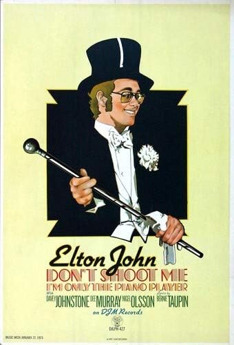 Elton John - Don't Shoot me, Tour 1973 » Konzertplakat/Premium Poster | Live Konzert Veranstaltung |