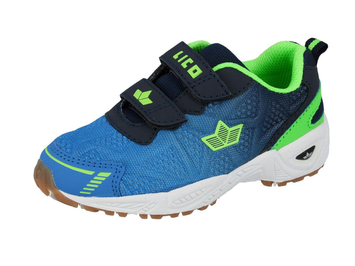 Lico Unisex Kinder Flori V Hallenturnschuhe 28 EU Blau Marine Lemon, 28 EU Blau Marine Lemon