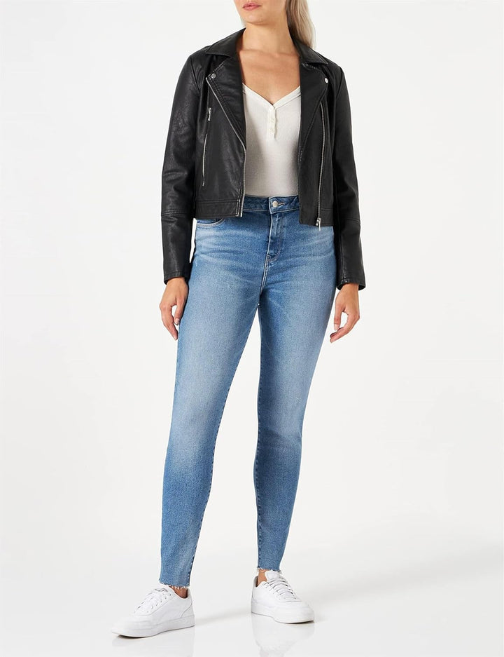 Tommy Hilfiger Damen Slim Modal Rib Henley Long SLV Andere Strickoberteile 3XL Ecru, 3XL Ecru