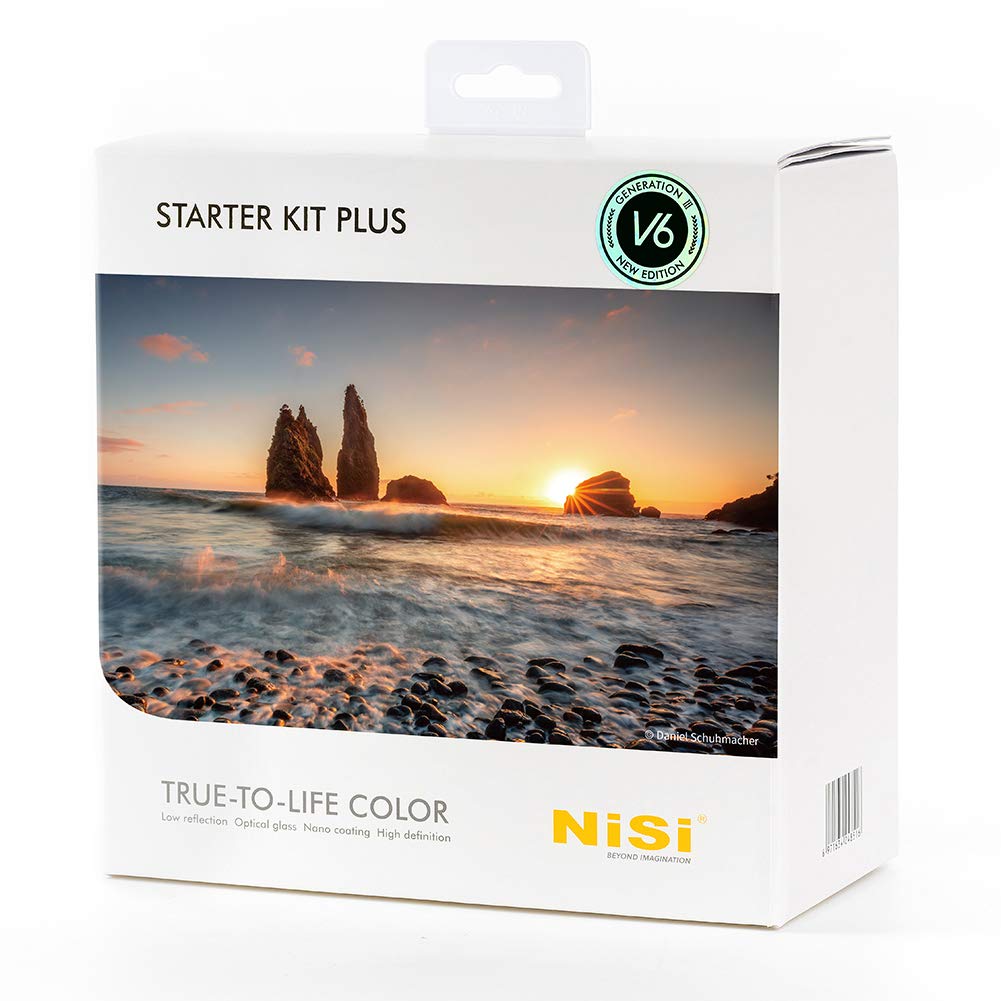 NiSi 100mm System V6 Filter Holder Kit Third Generation (Starter Kit Plus), Starter Kit Plus