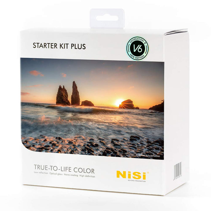 NiSi 100mm System V6 Filter Holder Kit Third Generation (Starter Kit Plus), Starter Kit Plus