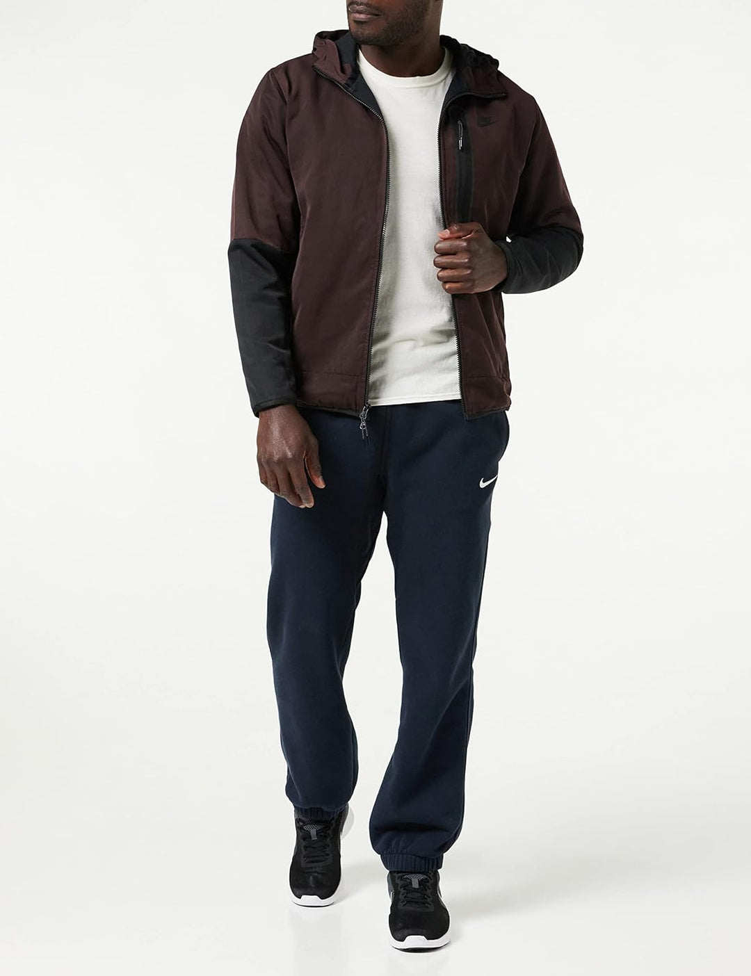 NIKE Herren Season 2021/22 Sport Jacket Jacket M brown basalt/ black/ black, M brown basalt/ black/