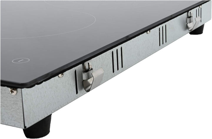 K&H® Domino 2 Zonen Glaskeramikkochfeld 30cm Doppelbrenner Autark Eingebaut VCPM-3403
