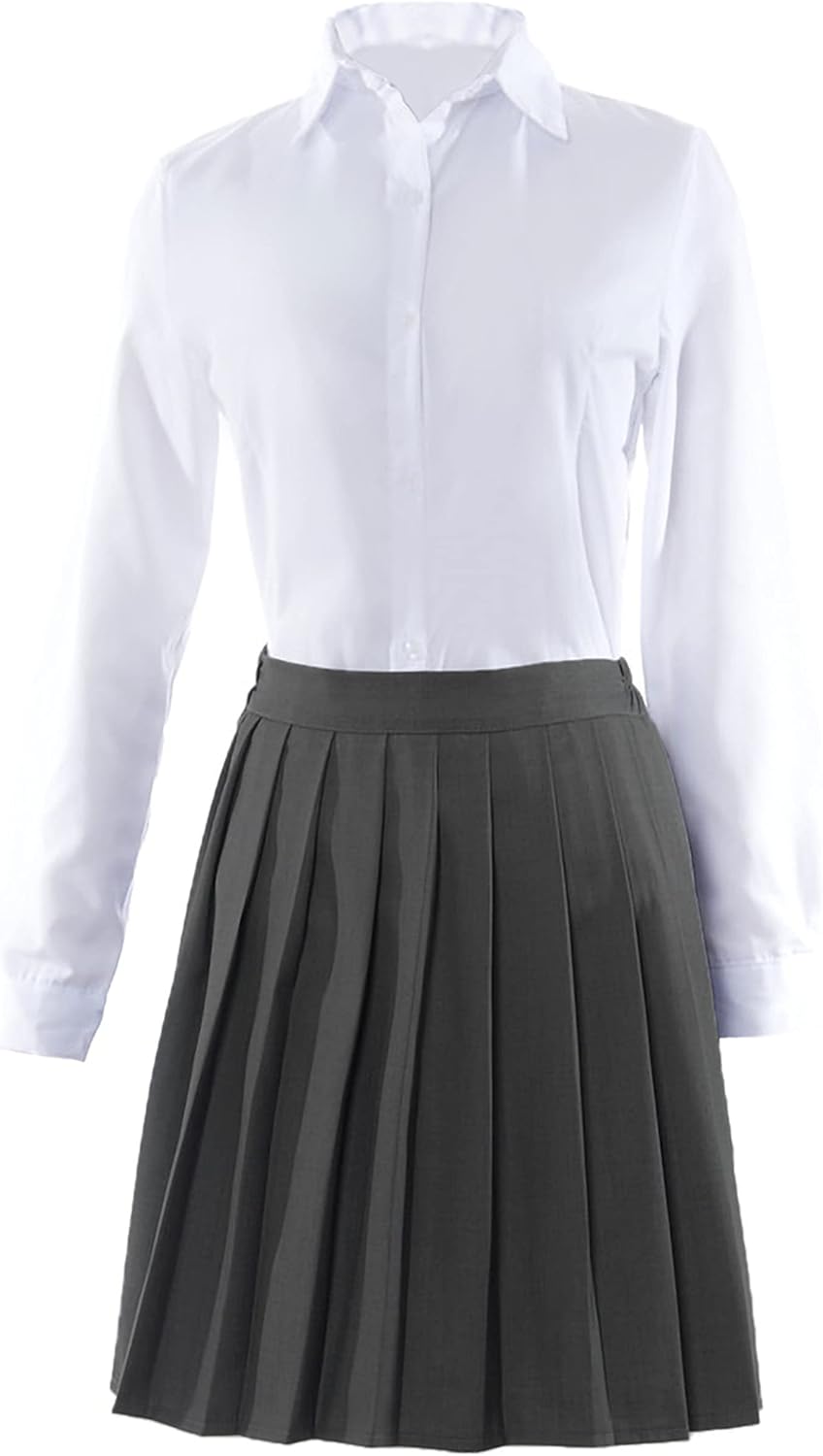 FStory&Winyee Zauberer Set Bluse Rock Weste Krawatte Brille Kostüm Zubehör für Kinder Erwachsene Zub