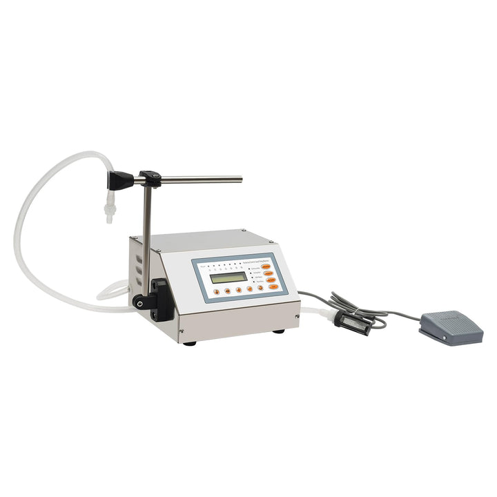 Flüssigkeitsfüllmaschine mit Fusspedal, Abfüllmaschine für flüssigen Saft, CNC, 30 W, geeignet für d
