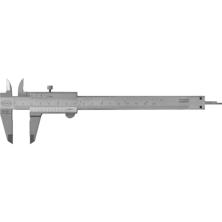 STEINLE 1102 Taschen Messschieber 150 mm mit Feststellschraube, Ablesung: 0,05 mm DIN862 - inkl. Gew