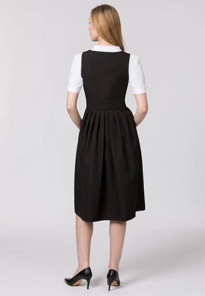 Stockerpoint Damen Dirndl Zita Kleid für besondere Anlässe schwarz, 54 36 Schwarz, 36 Schwarz