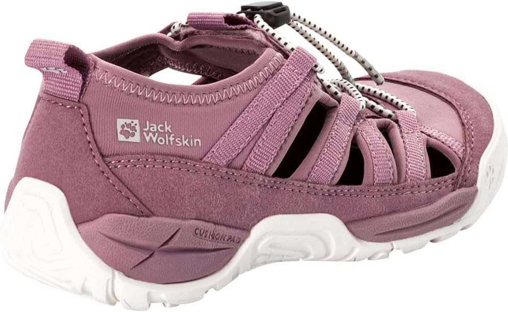 Jack Wolfskin Unisex Kinder Vili K Sandale, 27 EU Ash Mauve