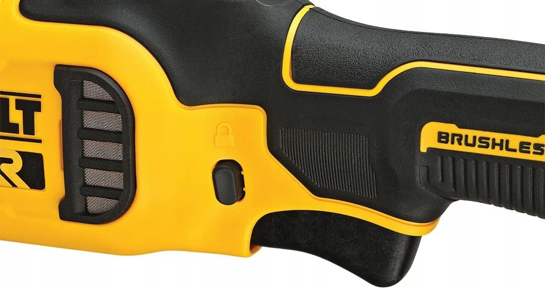 Dewalt DCM849N-XJ Pulidora para Metal rotativa escobillas XR 18V sin cargador/batería, gelb