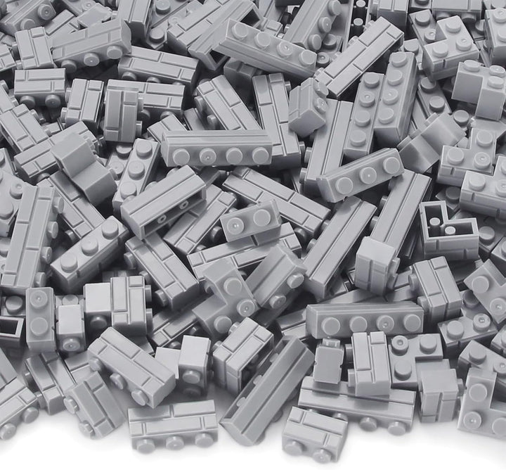 Feleph 260 Stück Mauerstein Set Masonry Profile Bricks Mehrfarbige Bausteine für Wand MOC Mauerwerk