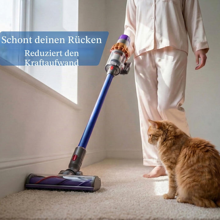 Verlängerungsrohr kompatibel mit Dyson V15 V11 V10 V8 V7, Quick-Release-Verlängerungsrohr 74 cm Ersa