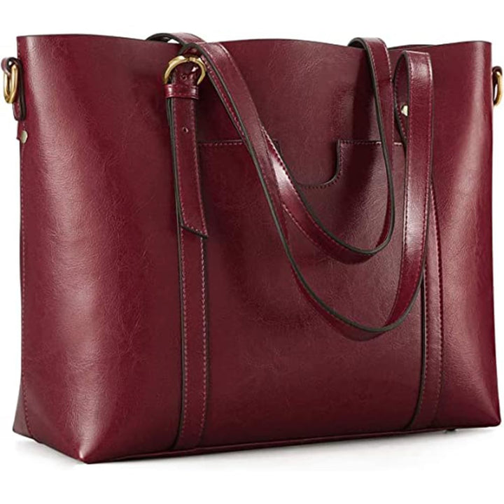 Kattee Leder-Satchel-Geldbörsen und Handtaschen für Damen, Top-Griff-Schulter-Geldbörsen-Tote-Hobo-T