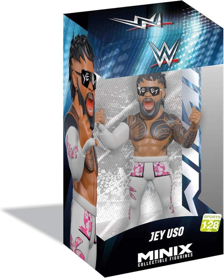 MINIX - Sports #128 - WWE - Jey USO - Sammelfigur 12 cm