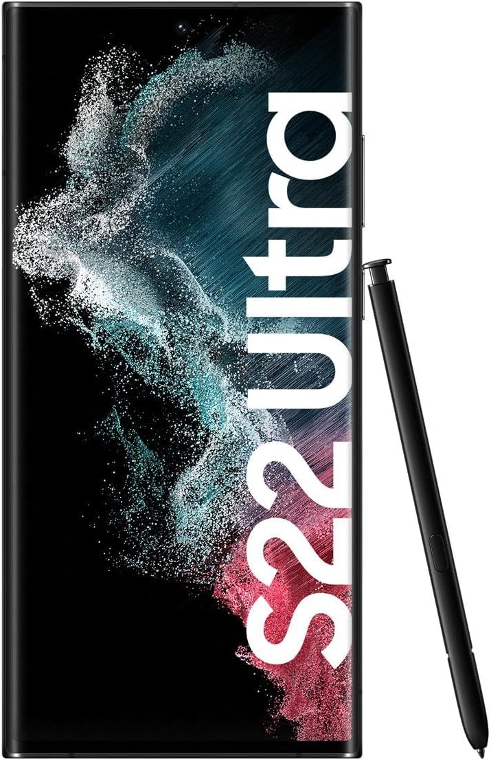 Samsung S908B Galaxy S22 Ultra 5G 128 GB Enterprise schwarz 6,8" 8 GB RAM Alle Träger Schwarz 8 GB,