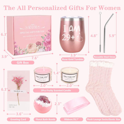 JORTINE 30 Geburtstag Frauen,30. Geschenke für Frauen,Geschenke 30 Geburtstag Frau,Geschenke für Fra