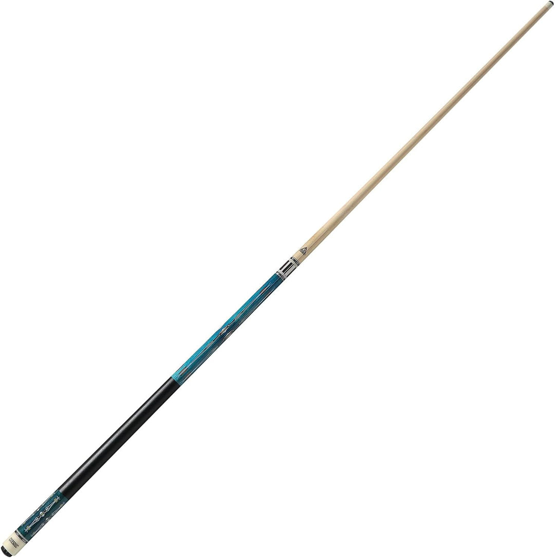 CUESOUL 58 Zoll Pool-Queue,21oz,13 mm Spitze, Billard-Queue mit Irish Wrap, verpackt in blau/brauner