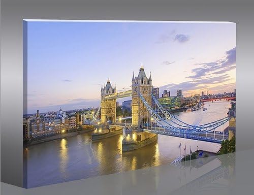 islandburner Bild Bilder auf Leinwand Tower Bridge London V3 1p XXL Poster Leinwandbild Wandbild Dek