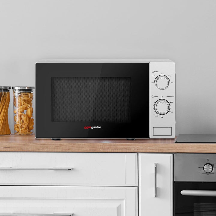 GGM Gastro | MWM2070 | Mikrowelle - 20 Liter - 700 Watt - Manuell