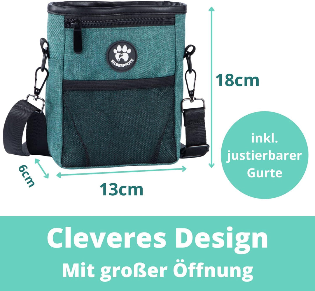 Leckerlibeutel für Hunde - Futterbeutel für das Hundetraining und Gassigehen - Robust und wasserabwe