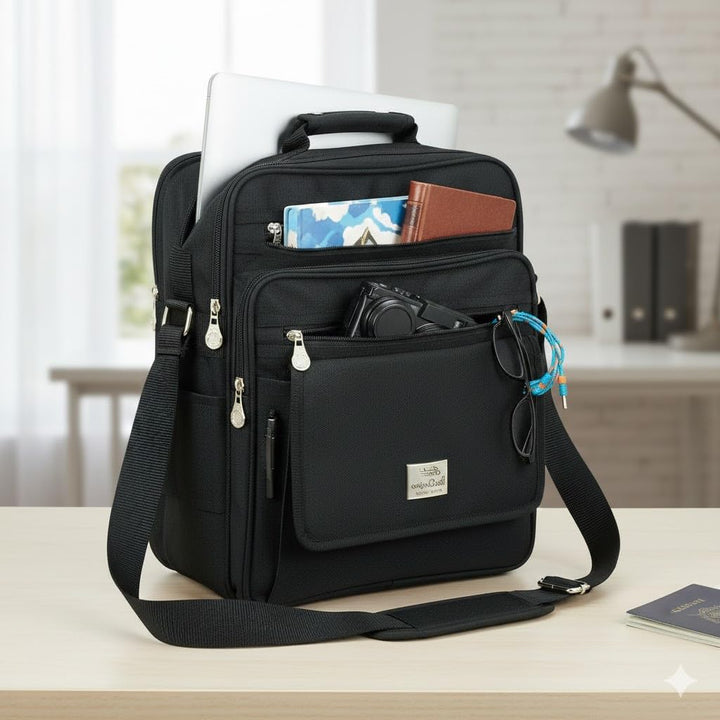 Herren Umhängetasche Schultertasche Messenger Flugbegleiter Bag Arbeitstasche Laptoptasche Business