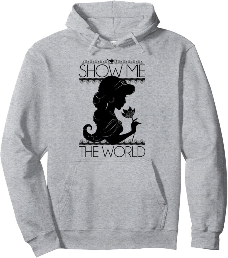 Disney Aladdin Jasmine Show Me The World Silhouette Pullover Hoodie