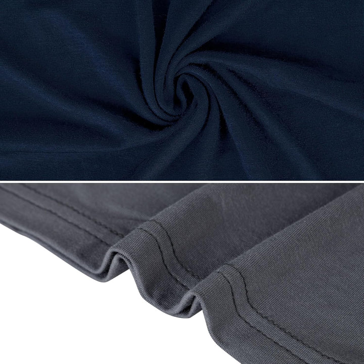 2er Pack Pyjamahose Herren Kurz Modal Schlafanzughose Weich Verstellbare Taille, Beidseitige Taschen