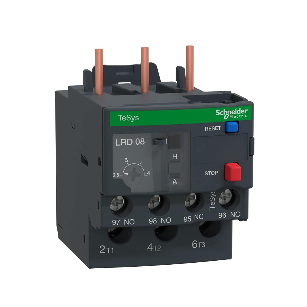 Scheider Electric Motorschutzrelais, 2,5-4A, 1S+1Ö, Klasse 10A, Überlastrelais, 2,5-4A