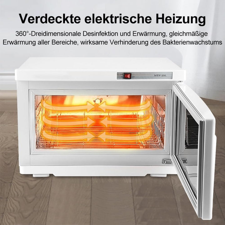 Zertylre 25L Handtuchwärmer Kompressen Towel Handtuch Wärmer,Handtuch Hot Cabinet mit UV-Lampe Platz