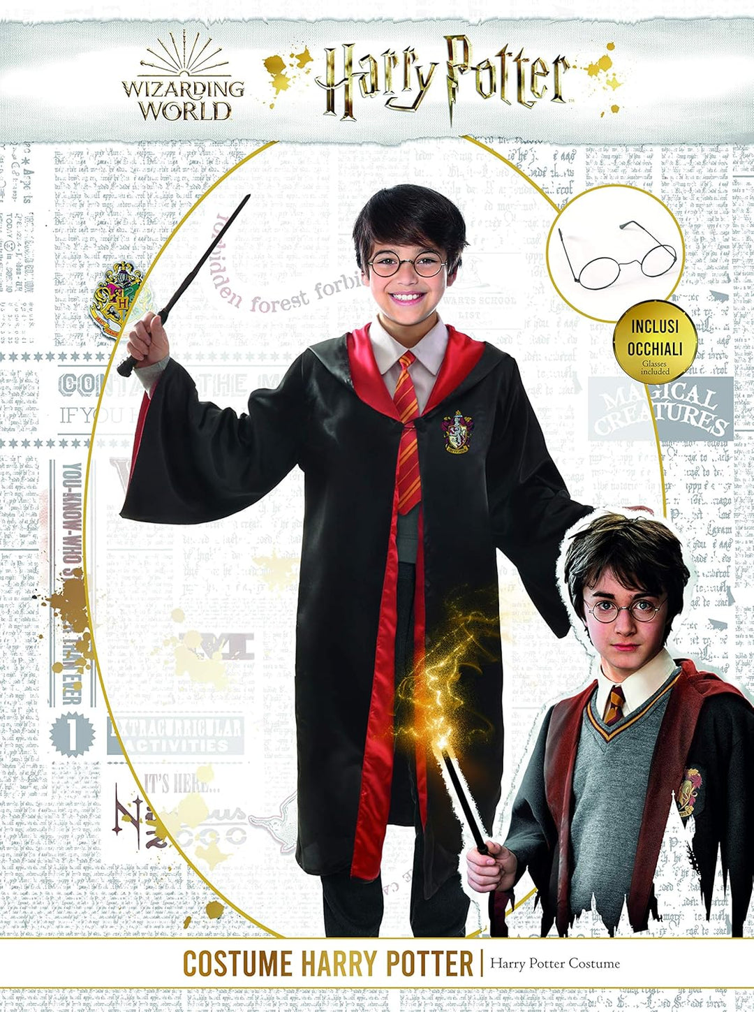 Ciao- Harry Potter/Hermione Kostüm Verkleidung Junge offiziell 7-9 Jahre Harry Potter, 7-9 Jahre Har