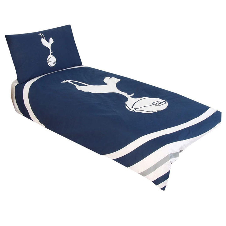 Tottenham Hotspur FC Pulse Bettwäsche-Set für Einzelbett, wendbar, Bettbezug und Kissenbezug Einzelb