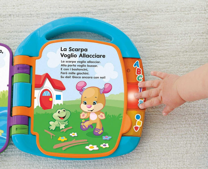 Fisher Price CDH49 Lyrics and Learning Book for Children Aged 6 Months and Above Italienisch, Italie