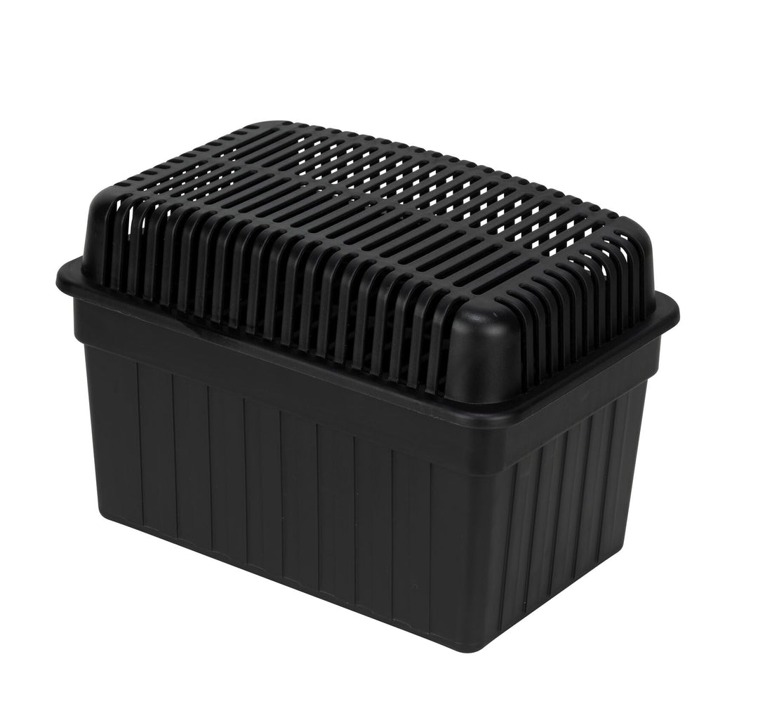 WENKO Feuchtigkeitskiller, Luftentfeuchter mit 1 kg Granulat-Block, passend für Bad, Garage, Keller,
