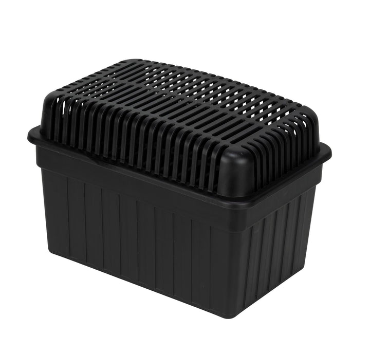 WENKO Feuchtigkeitskiller, Luftentfeuchter mit 1 kg Granulat-Block, passend für Bad, Garage, Keller,