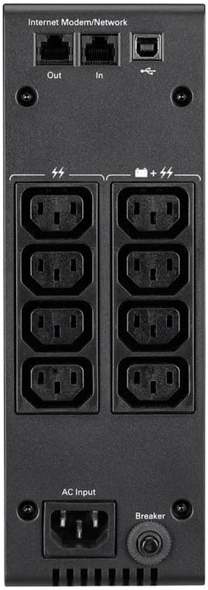 Eaton 5S 1500i 1.5 kVA 900 W 8 AC Outlet(s) 1500 VA / mit IEC-/BS-Kabel im Lieferumfang enthalten, 1